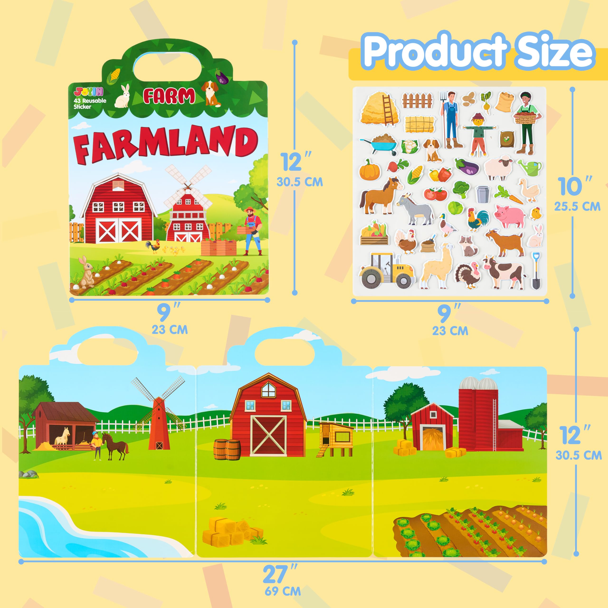 JOYIN Non-toxic materials ensure kid-safe play for peaceful exploration.