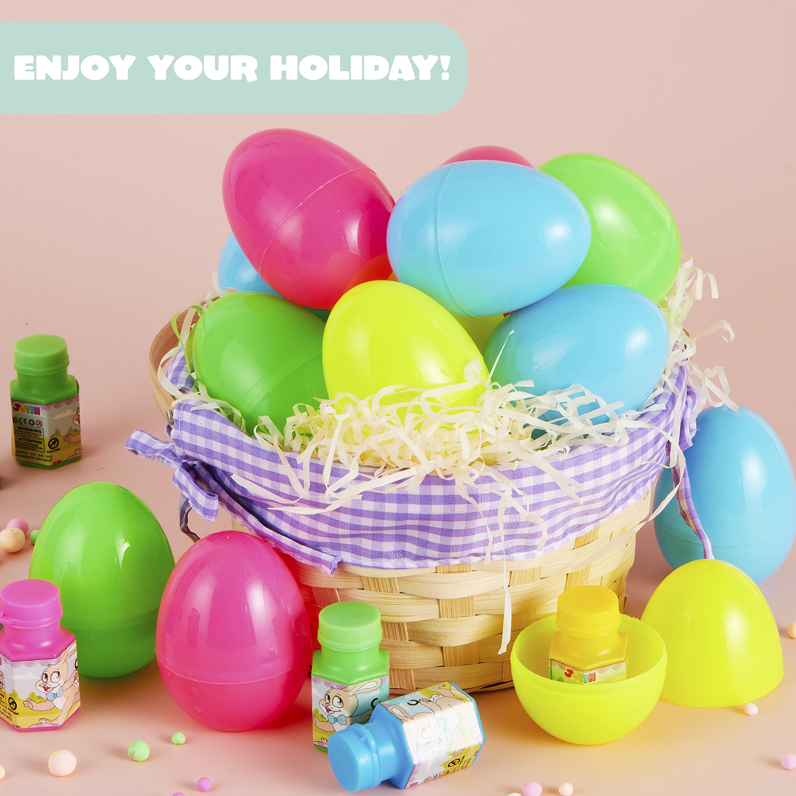 JOYIN non-toxic bubble solution safe for kids' skin and faces.