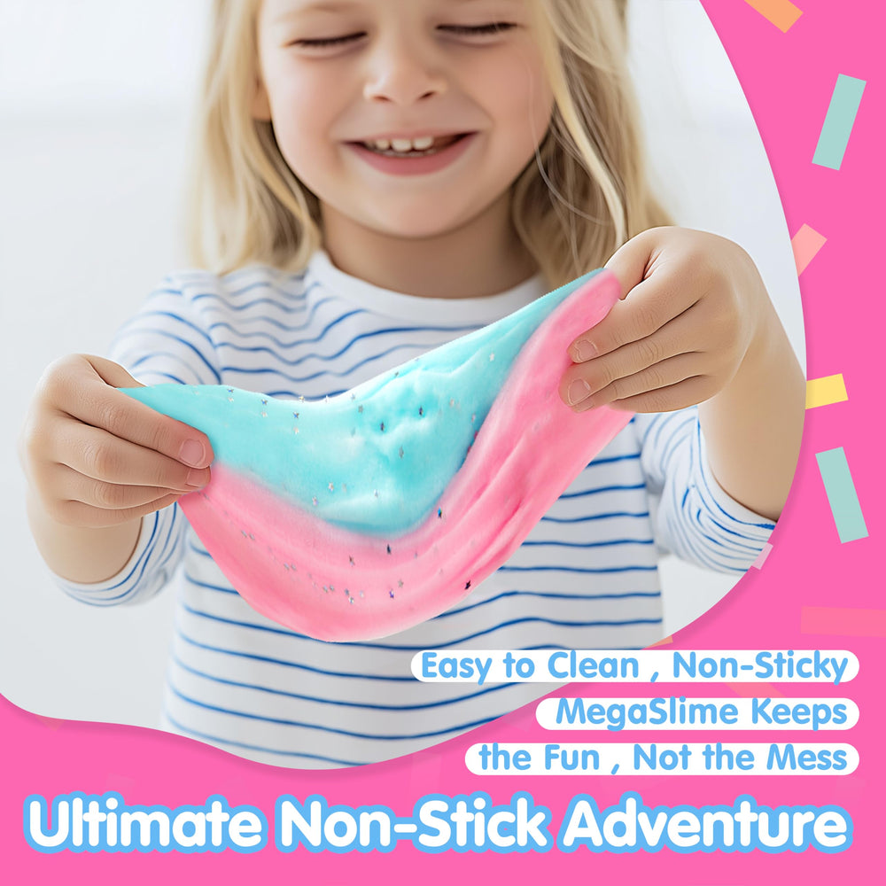 JOYIN Cloudfin slime stays non-sticky for easy cleanup