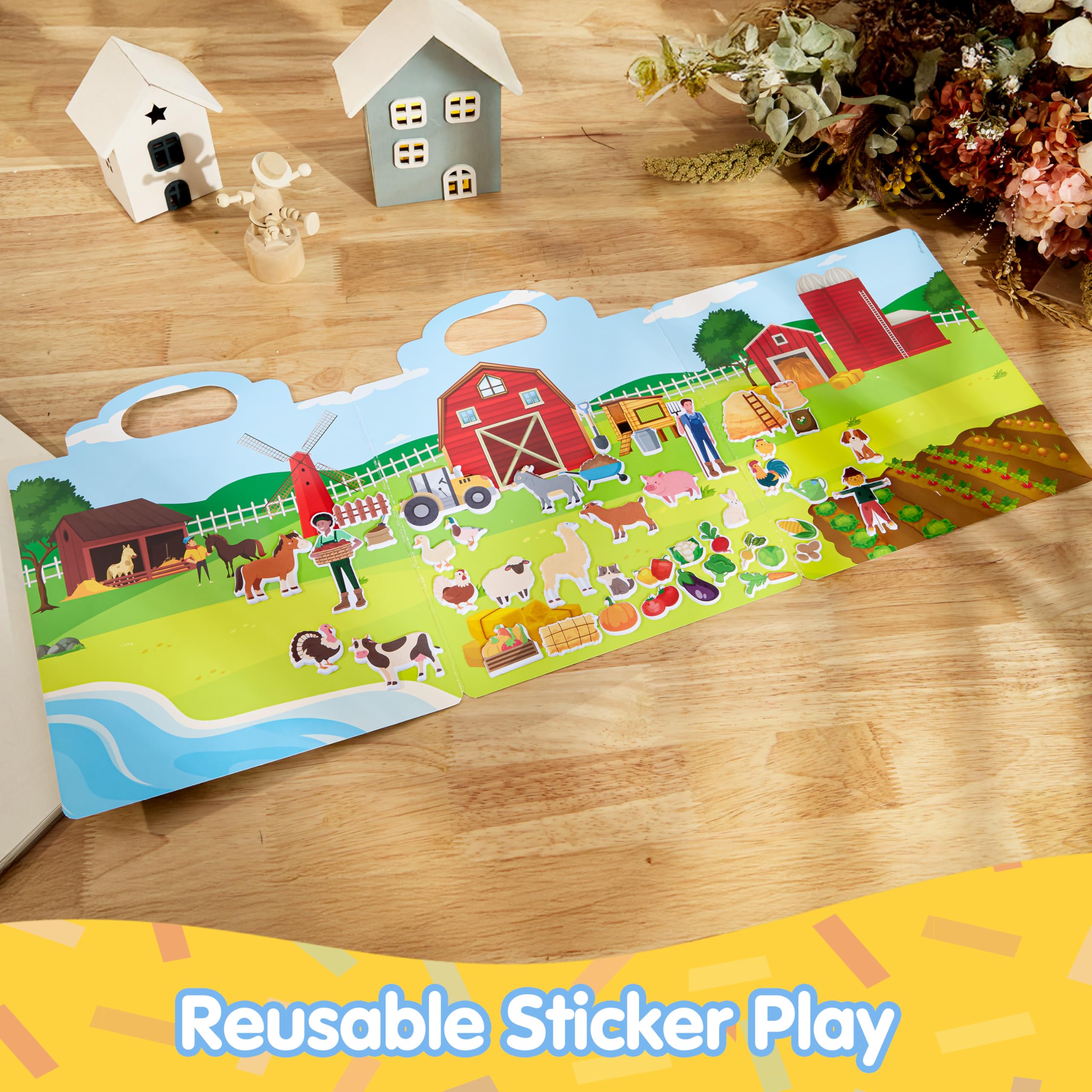 JOYIN ocean theme sticker book with sea creatures promotes creative storytelling