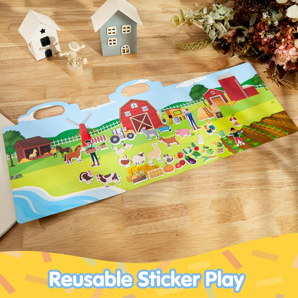 JOYIN ocean theme sticker book with sea creatures promotes creative storytelling