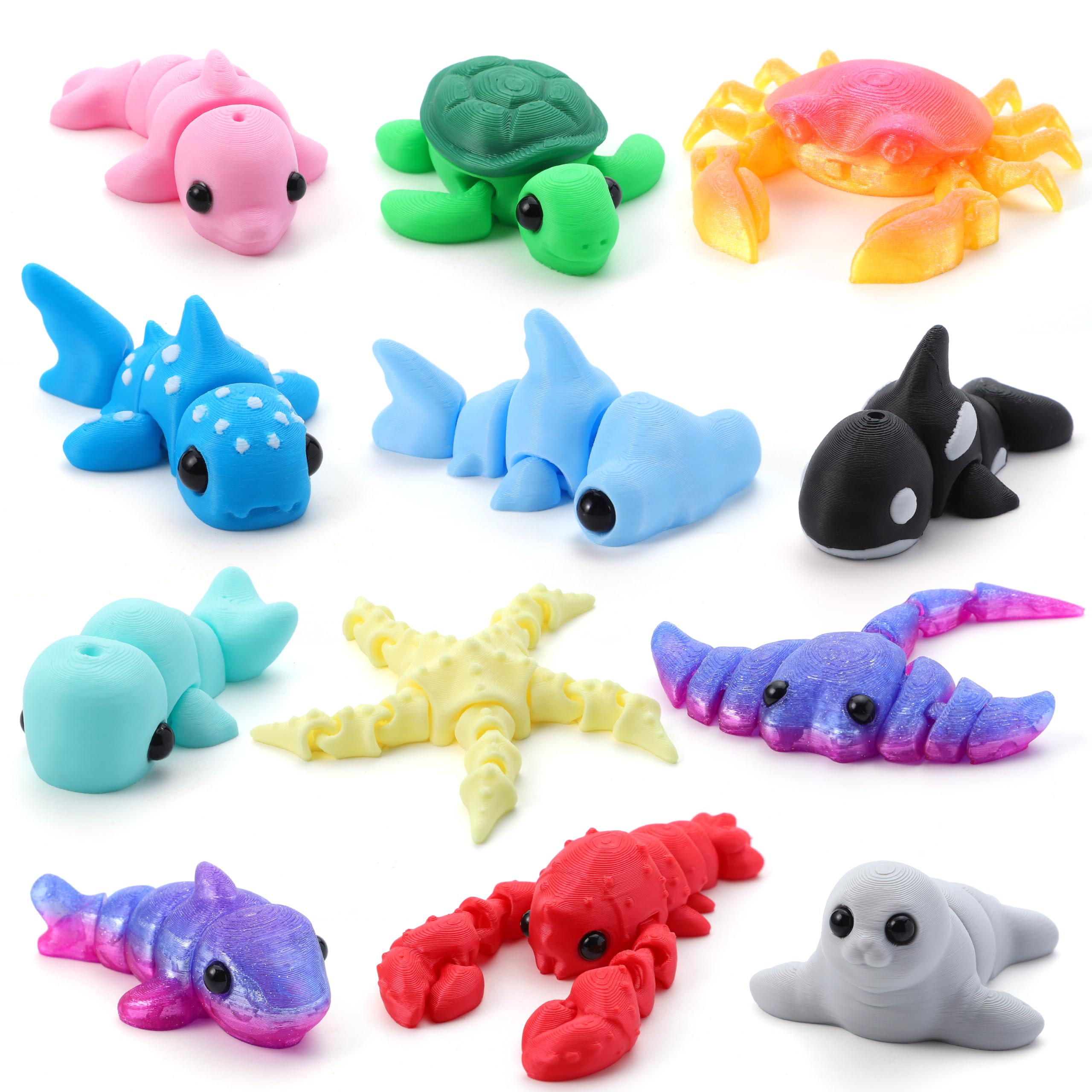 JOYIN ocean turtle: durable, poseable mini figure for desk decor and imaginative play