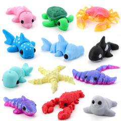 JOYIN ocean turtle: durable, poseable mini figure for desk decor and imaginative play