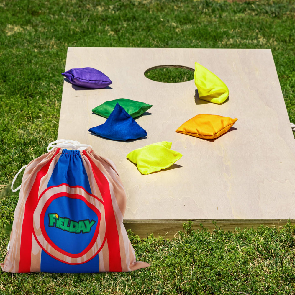 JOYIN outdoor cornhole game scene for parties and gatherings.