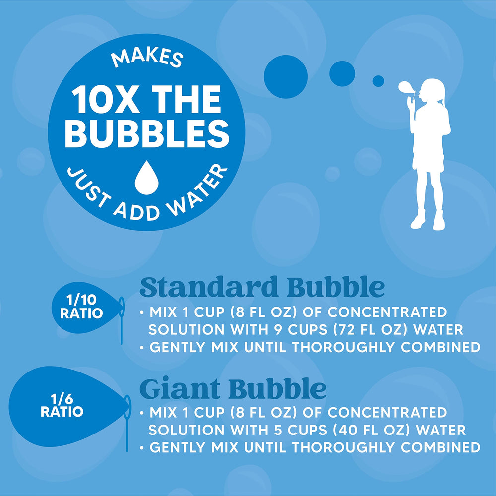 JOYIN party setup with bubbles and favors using concentrated solution