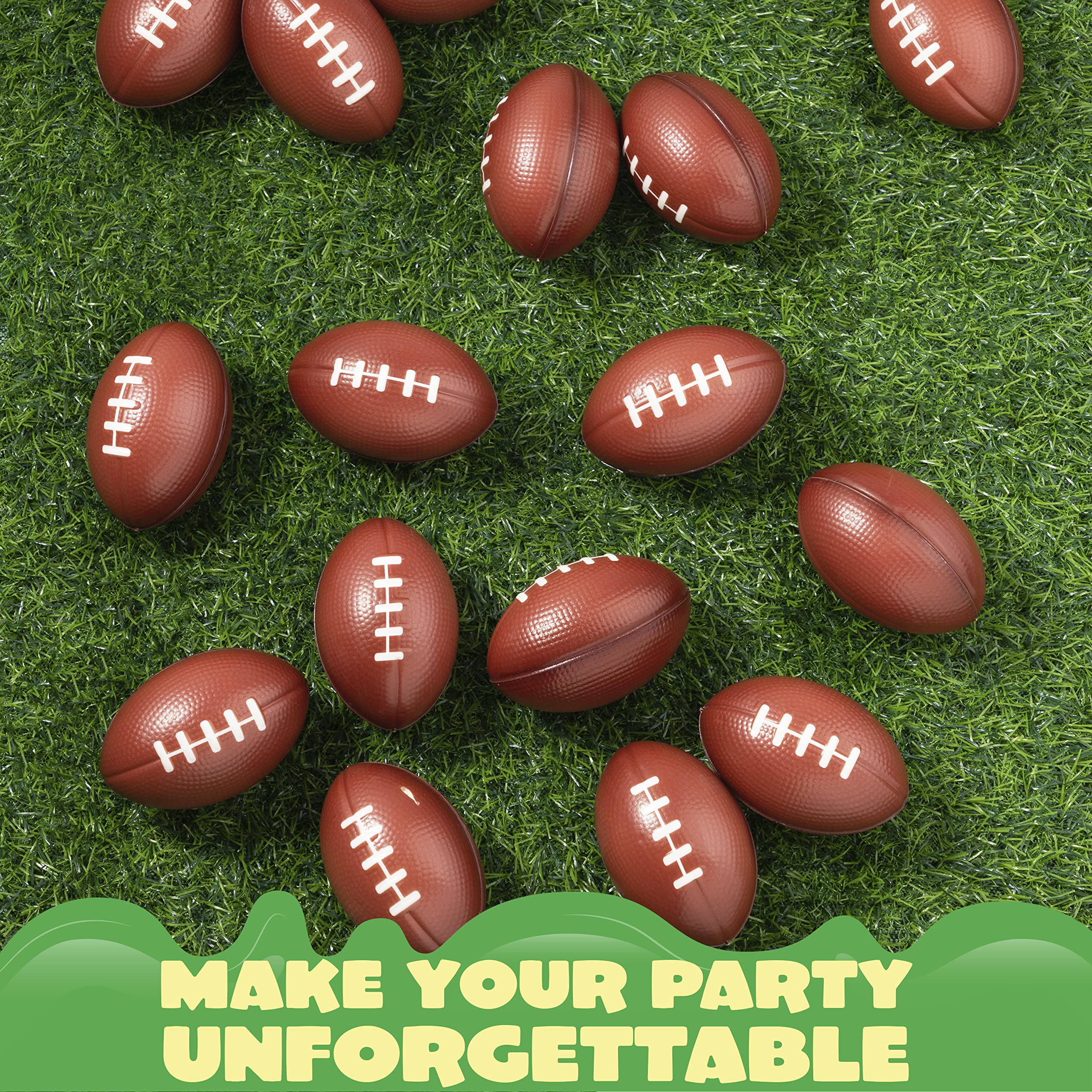 JOYIN party favor foam balls for Super Bowl celebrations and sports-themed events.
