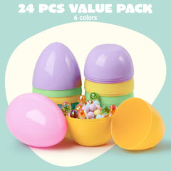 JOYIN pastel eggs in varied shades for colorful Easter décor