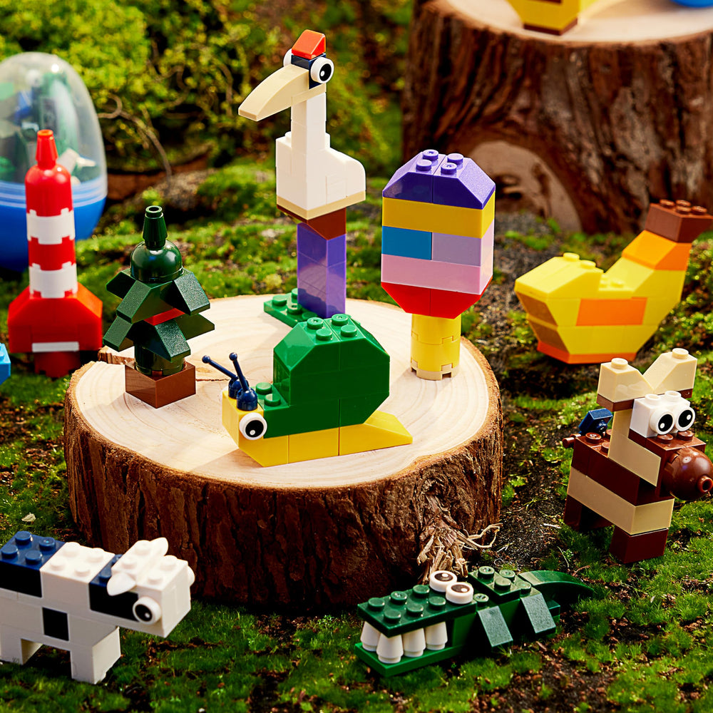 JOYIN pineapple building blocks inside eggs for tropical fun