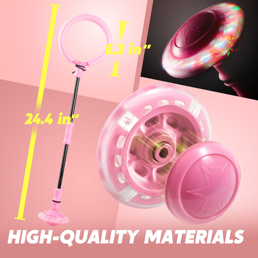 JOYIN pink ankle skip ball lights visible during night use