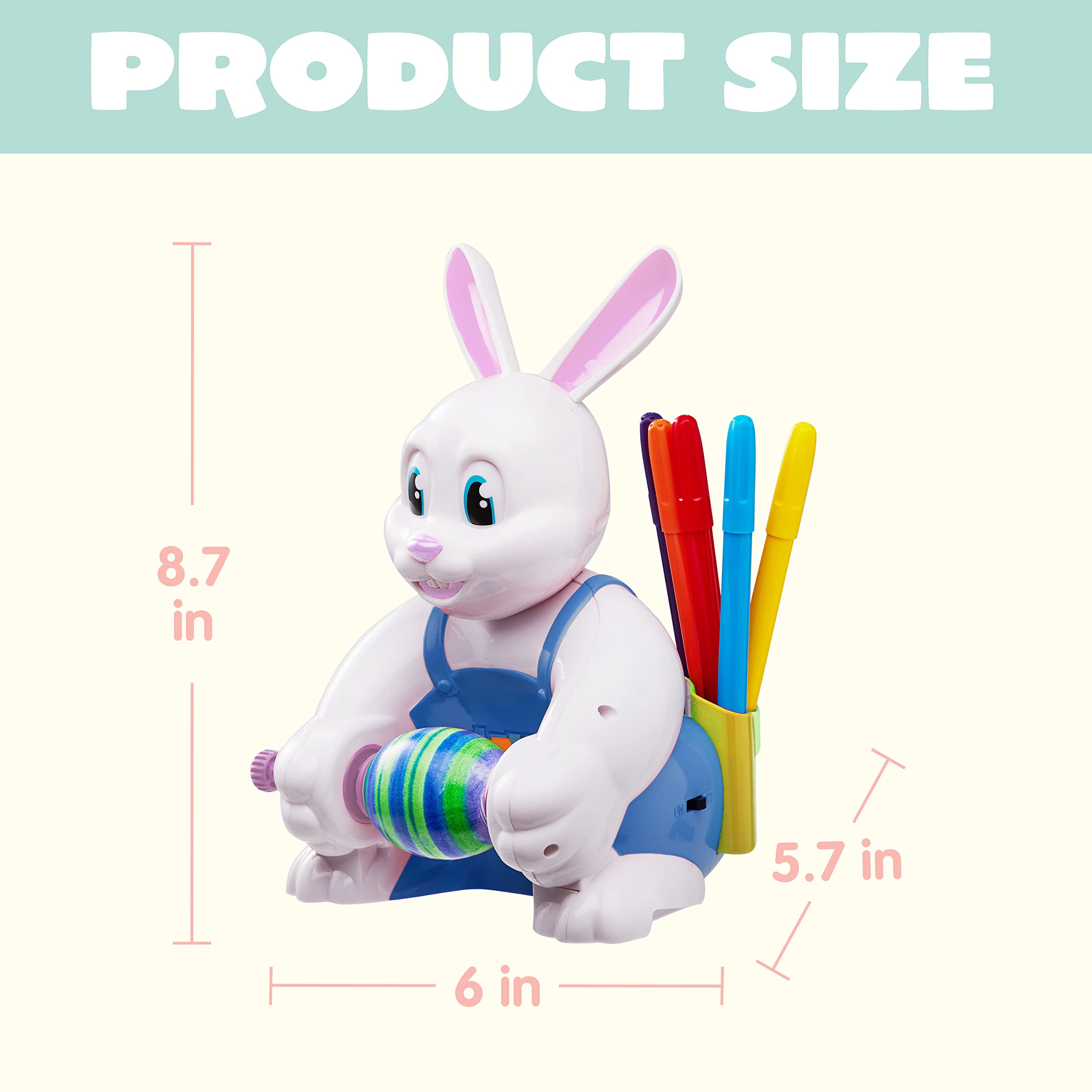 JOYIN-plastic-construction-safe emphasizes sturdy, non-toxic design for repeated Easter decorating.
