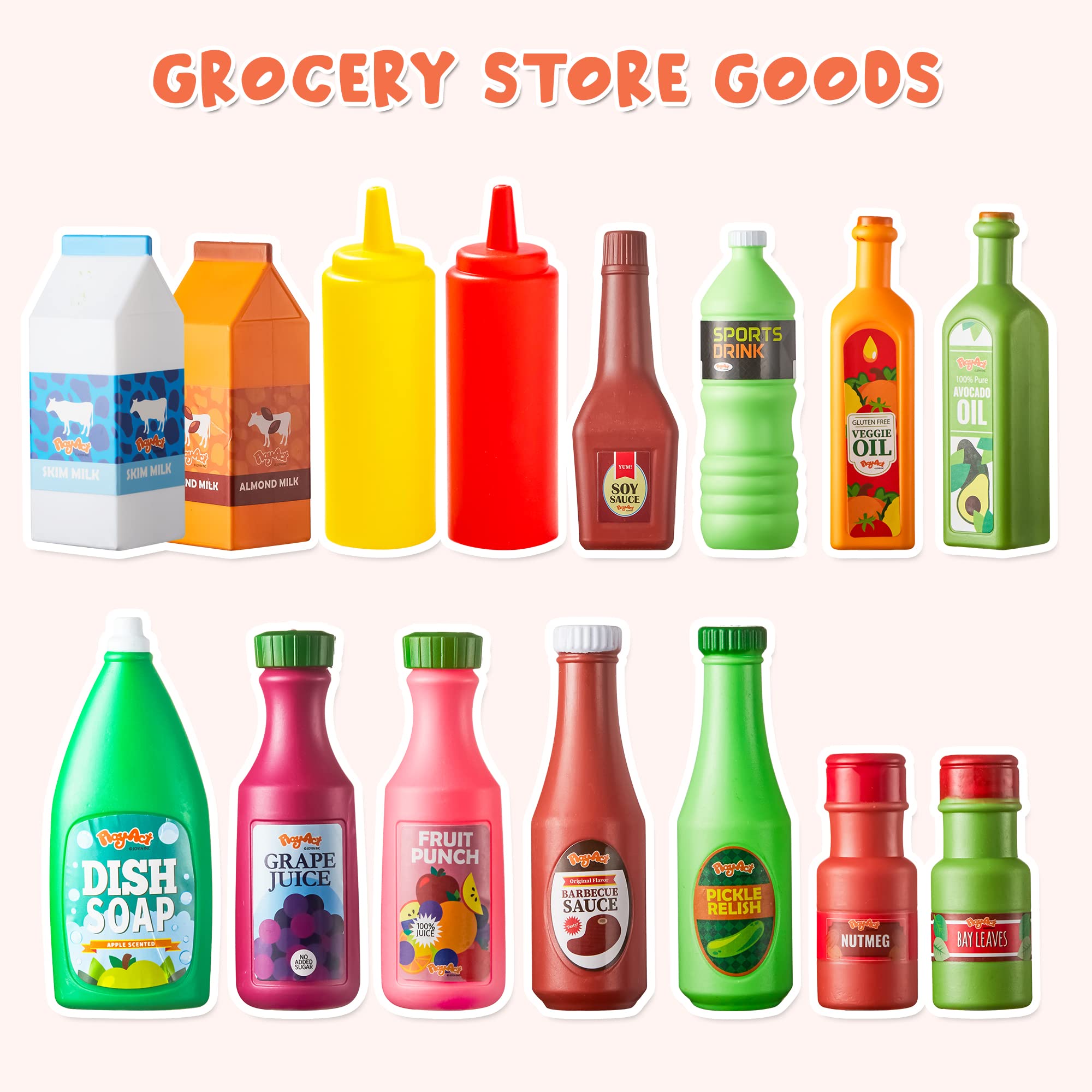 JOYIN play food can featuring a juice focus to spark kitchen storytelling and color recognition.