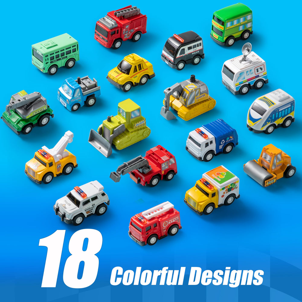 JOYIN police car pull-back toy, safe design for storytelling and pretend missions