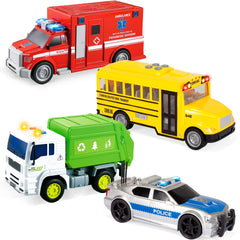 JOYIN police car toy with lights and siren for imaginative play and role-play scenarios