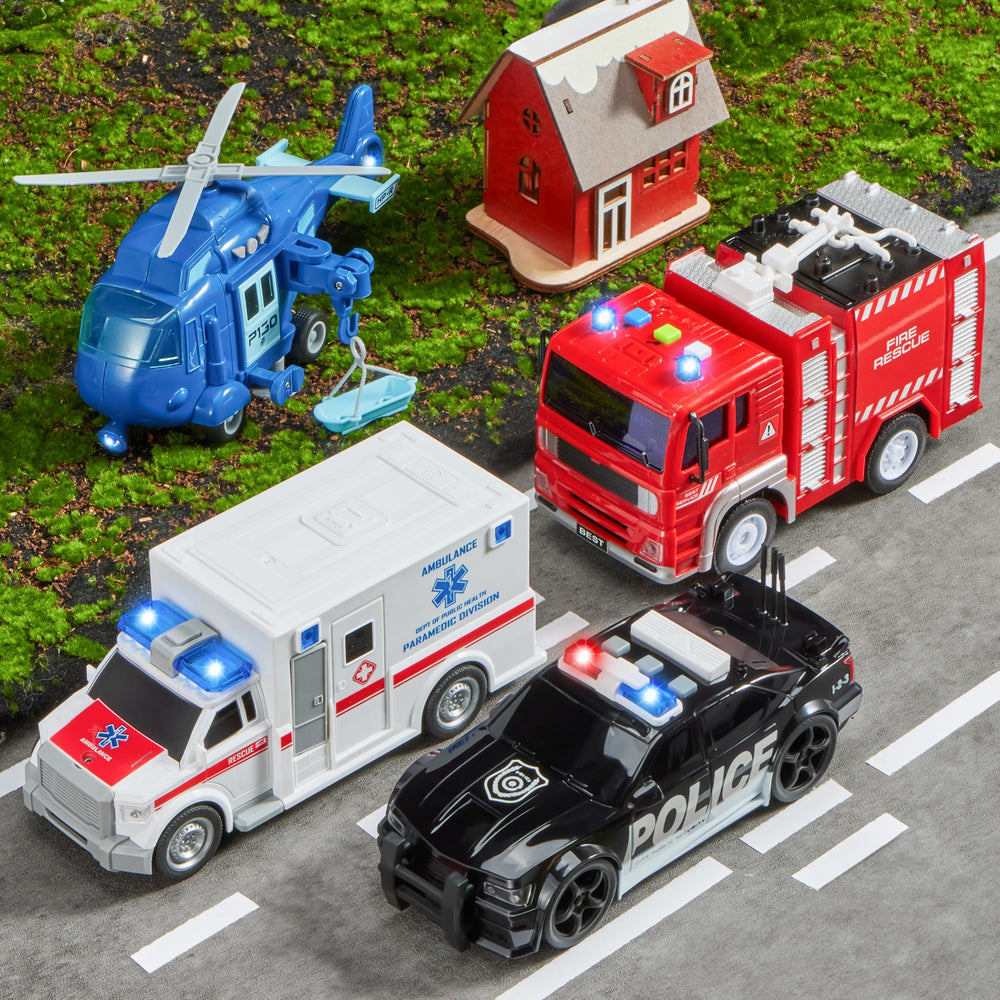 JOYIN police helicopter with lights and sounds for immersive storytelling and sensory play.