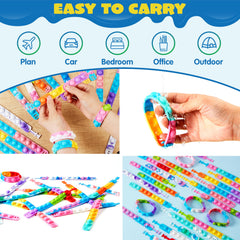 JOYIN silicone is soft, durable, and kid-friendly for repeated popping sessions.