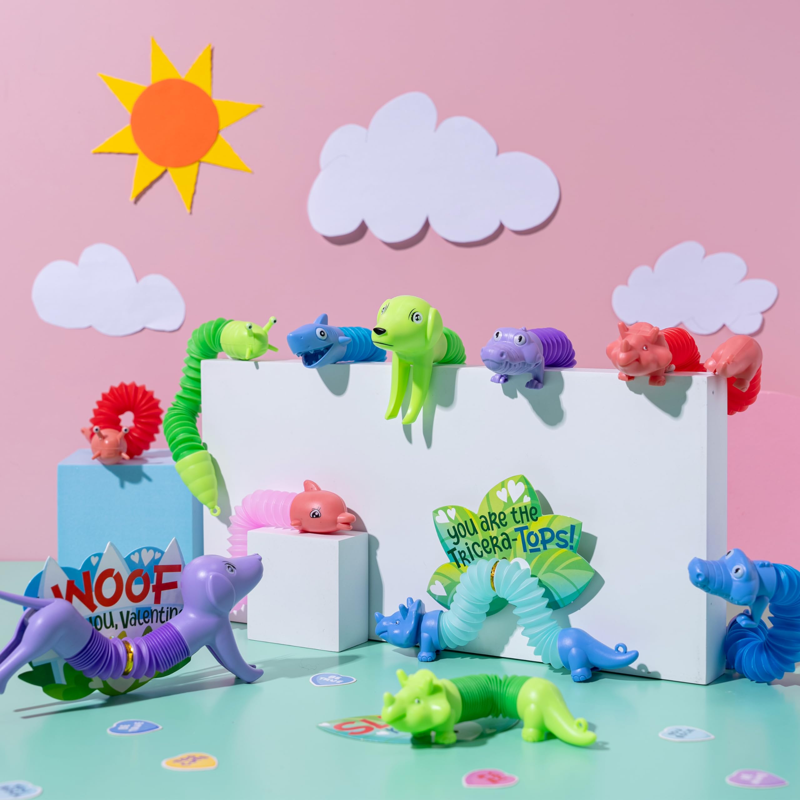 JOYIN pop tubes classroom-exchange ideal for prizes and party favors.