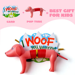 JOYIN pop tubes heart-gift-card enhances exchanges with heartfelt messages.