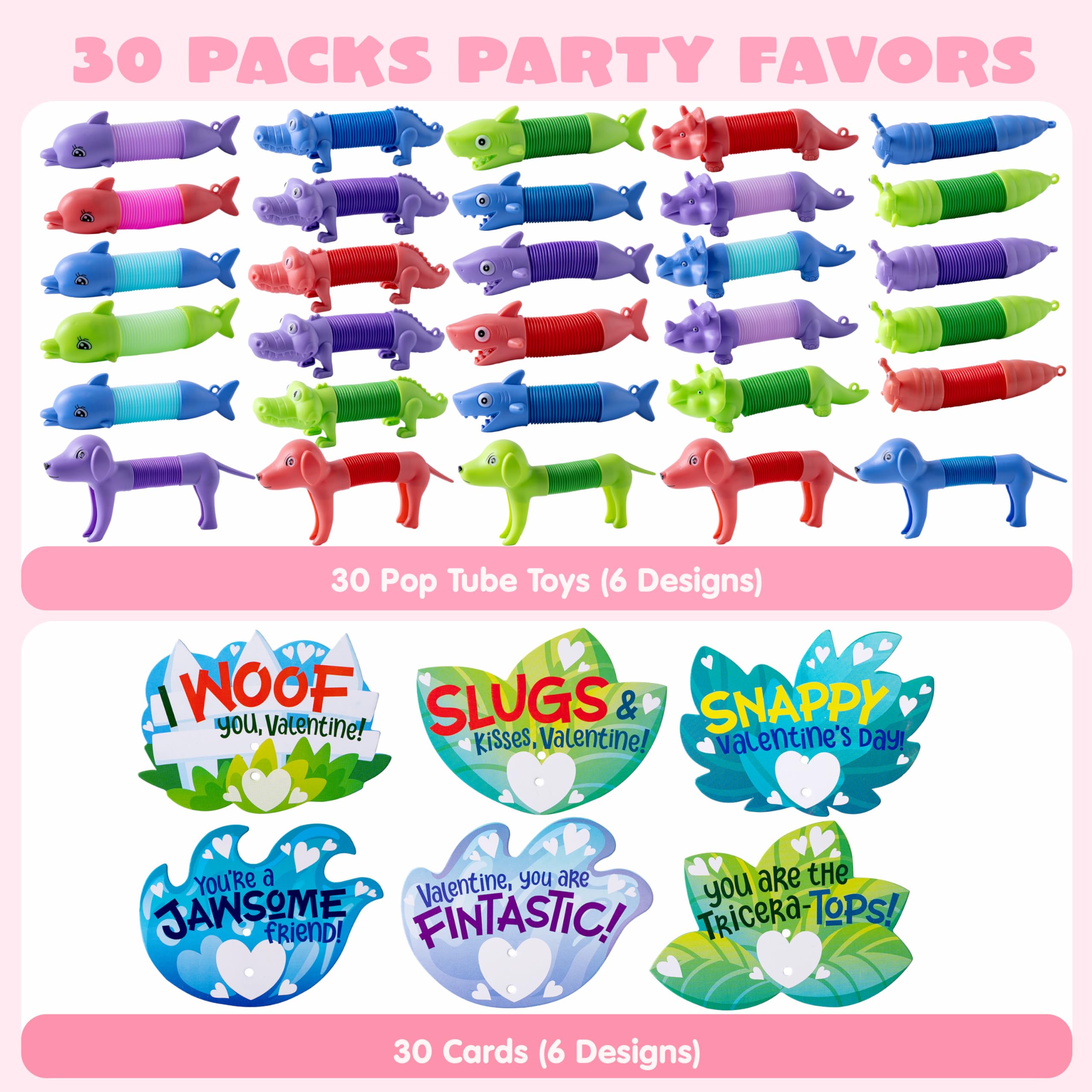 JOYIN pop tubes shark-design provides tactile focus for calming moments.