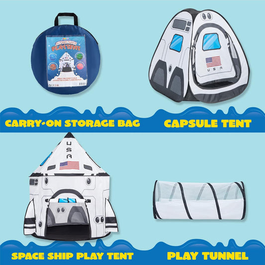 Joyin pop-up tent with tunnel enhances cooperative play and exploration