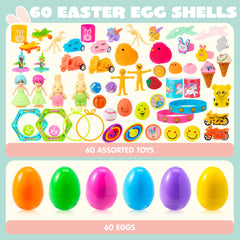 JOYIN prefilled Easter egg with toy inside for party favors