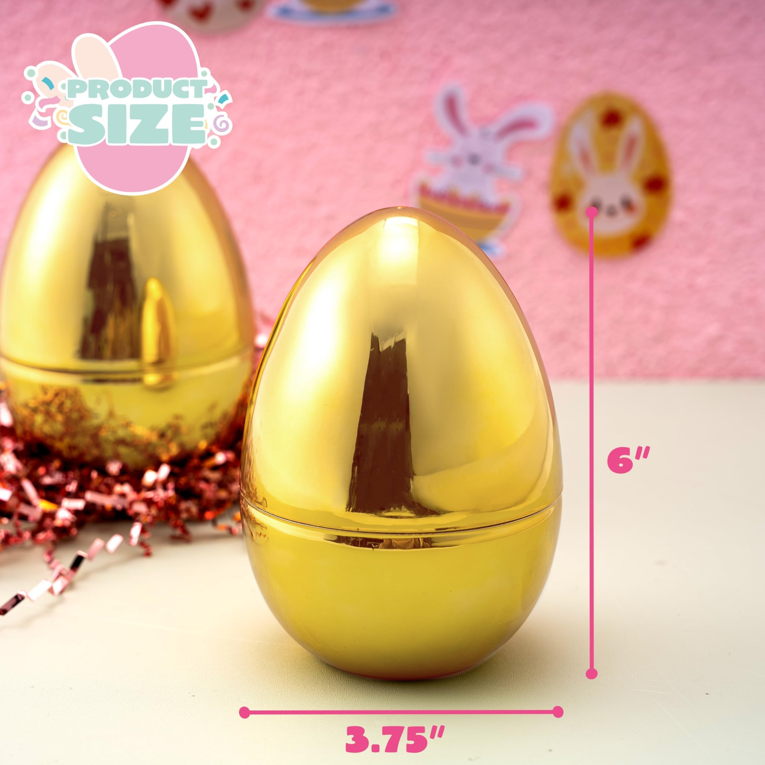 JOYIN premium quality gold Easter egg for reliable hunting activity.
