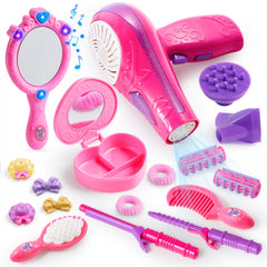 JOYIN Princess Beauty Hair Dresser Kit pink encourages imaginative play and grooming skills.