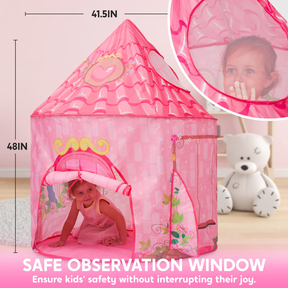JOYIN Princess Tent castle tower details add magical charm