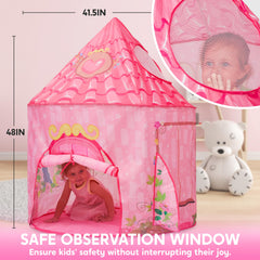 JOYIN Princess Tent castle tower details add magical charm