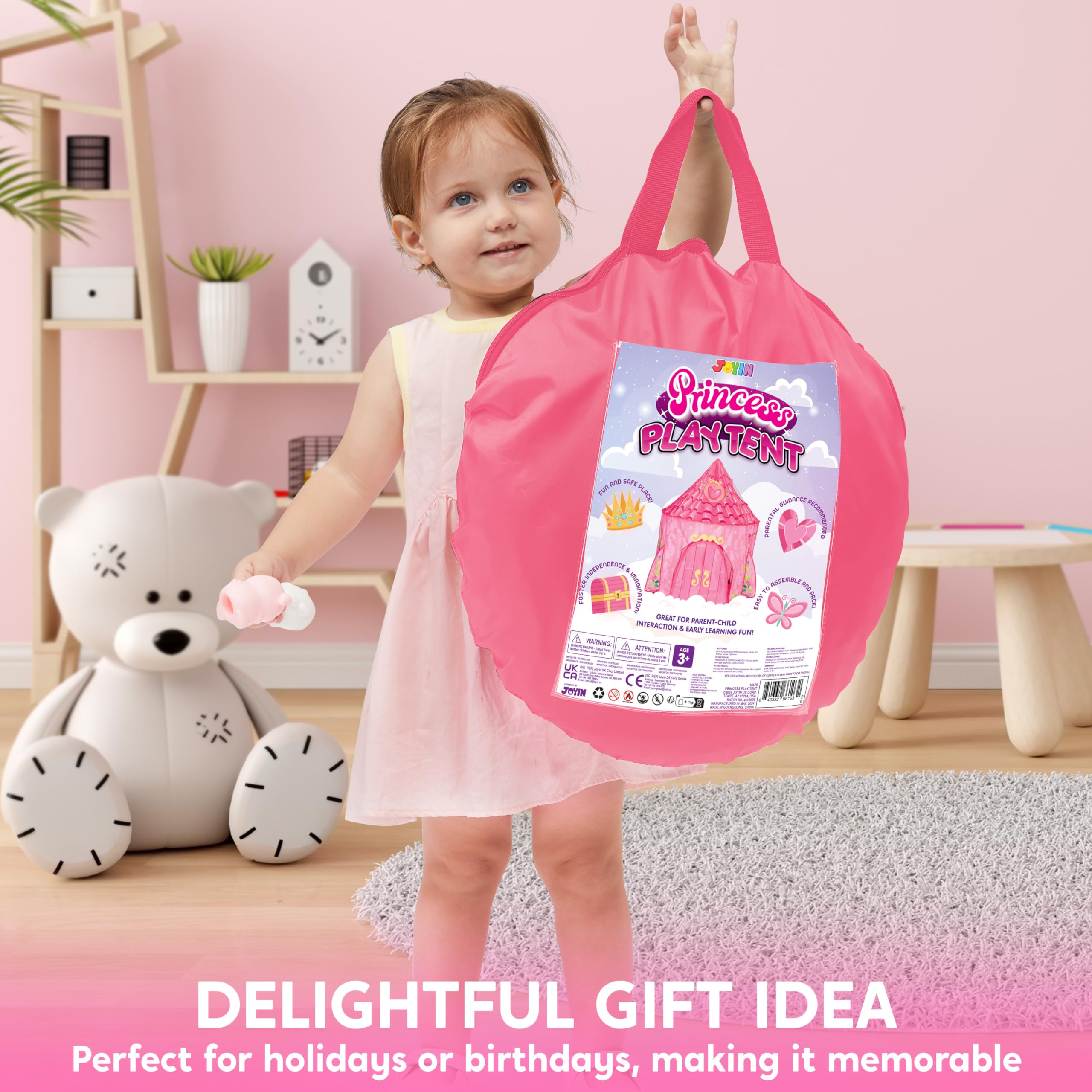 JOYIN Princess Tent portable carry tote for easy transport