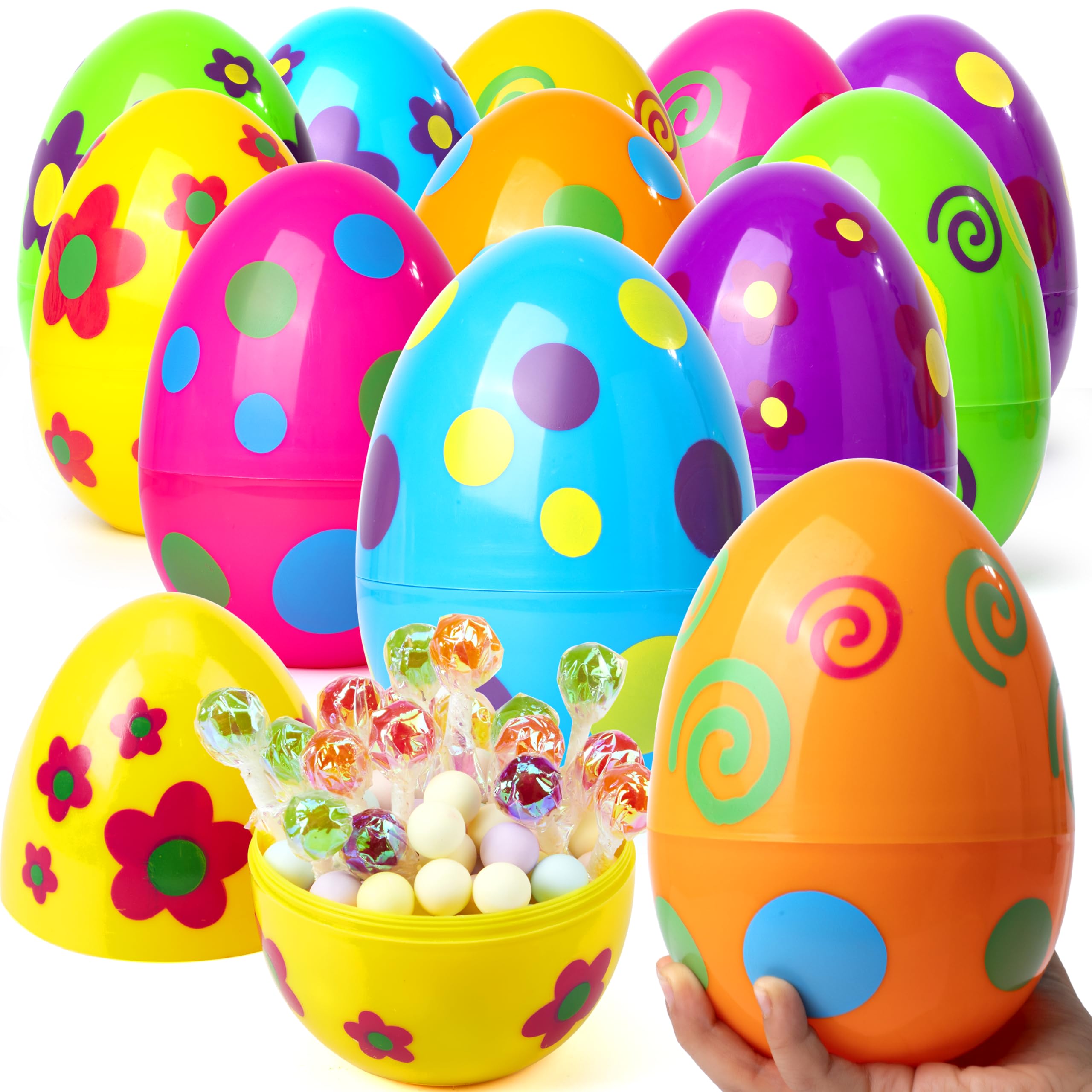 JOYIN jumbo Easter egg blue for vibrant hunt decor and treats.