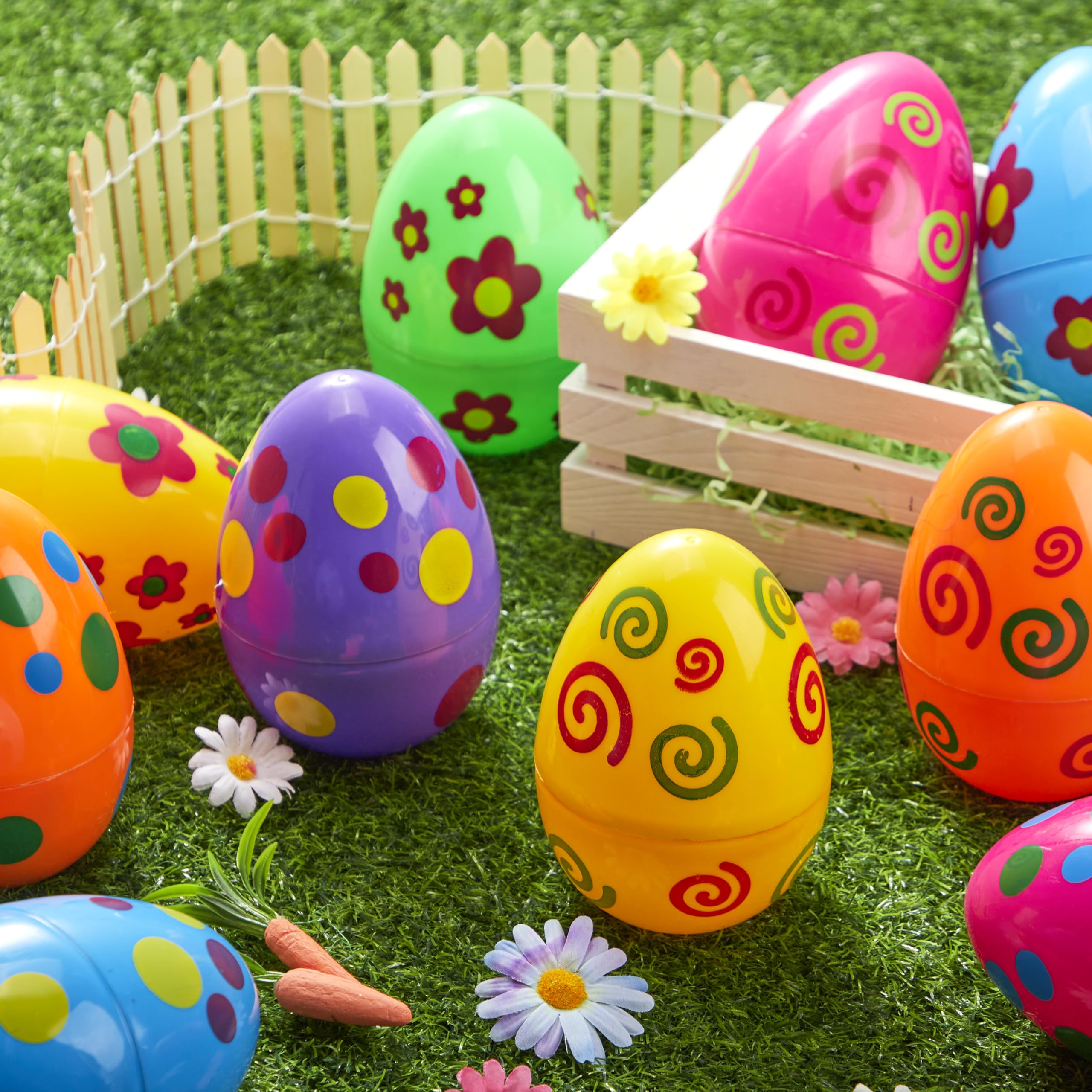 JOYIN jumbo multi-color Easter eggs set for colorful display.