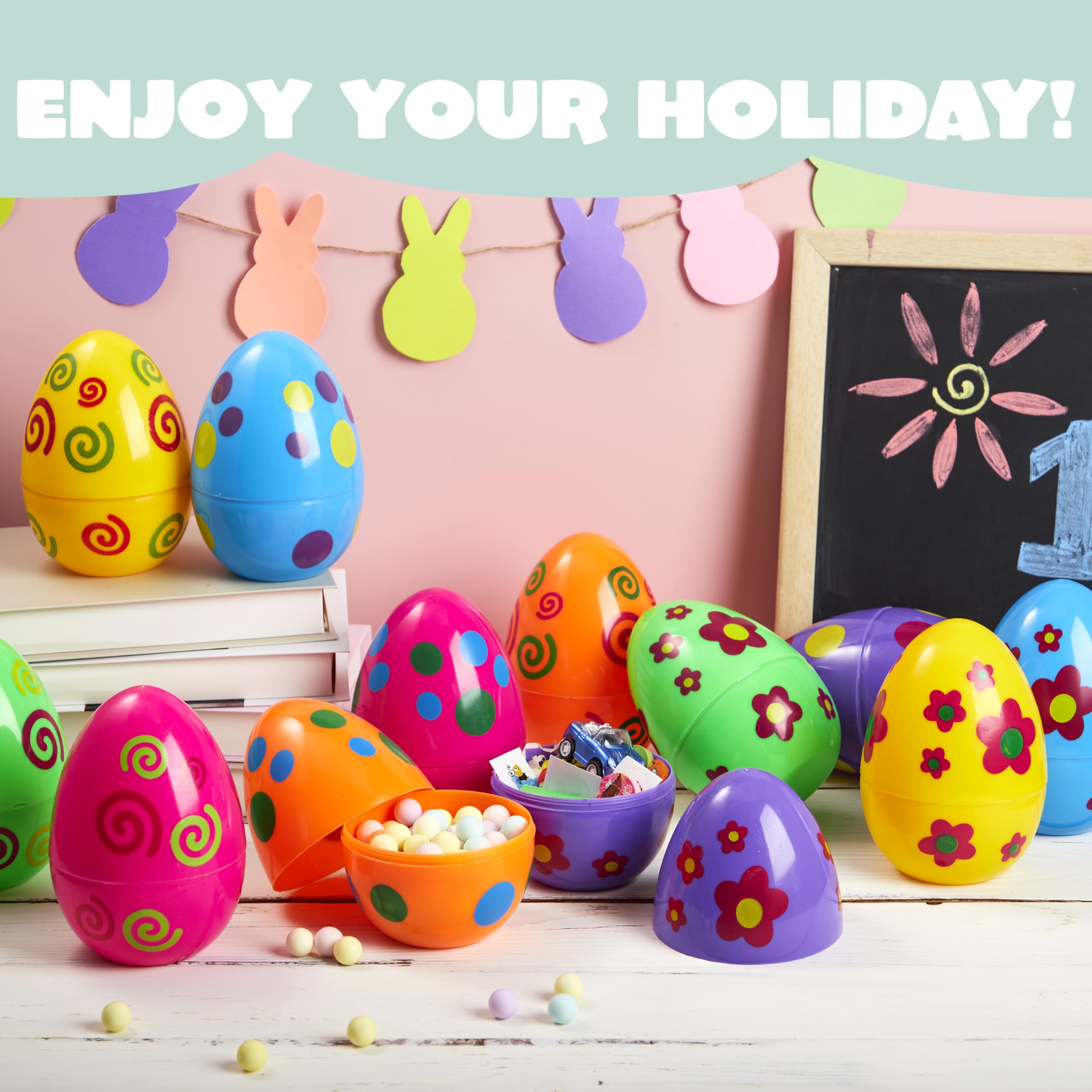 JOYIN jumbo Easter egg orange bright centerpiece for hunts and prizes.