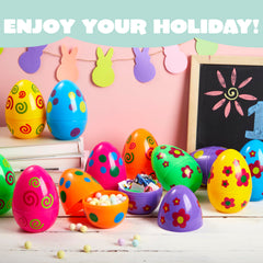 JOYIN jumbo Easter egg orange bright centerpiece for hunts and prizes.