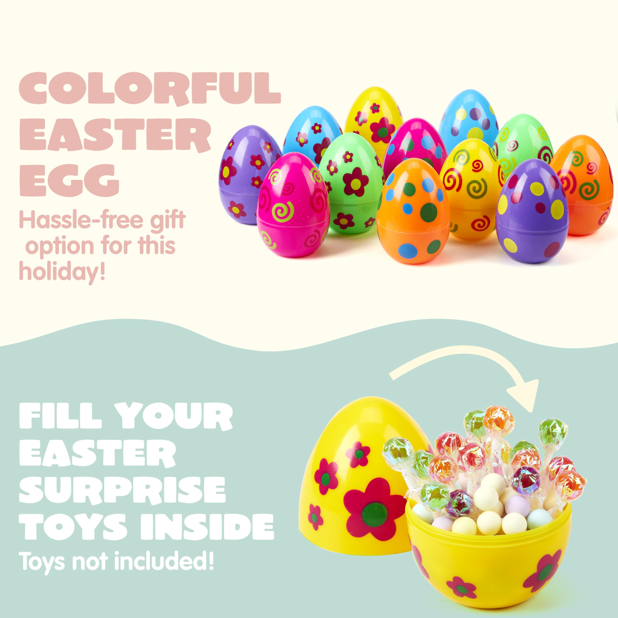 JOYIN jumbo Easter egg pink perfect for gift rewards and party favors.