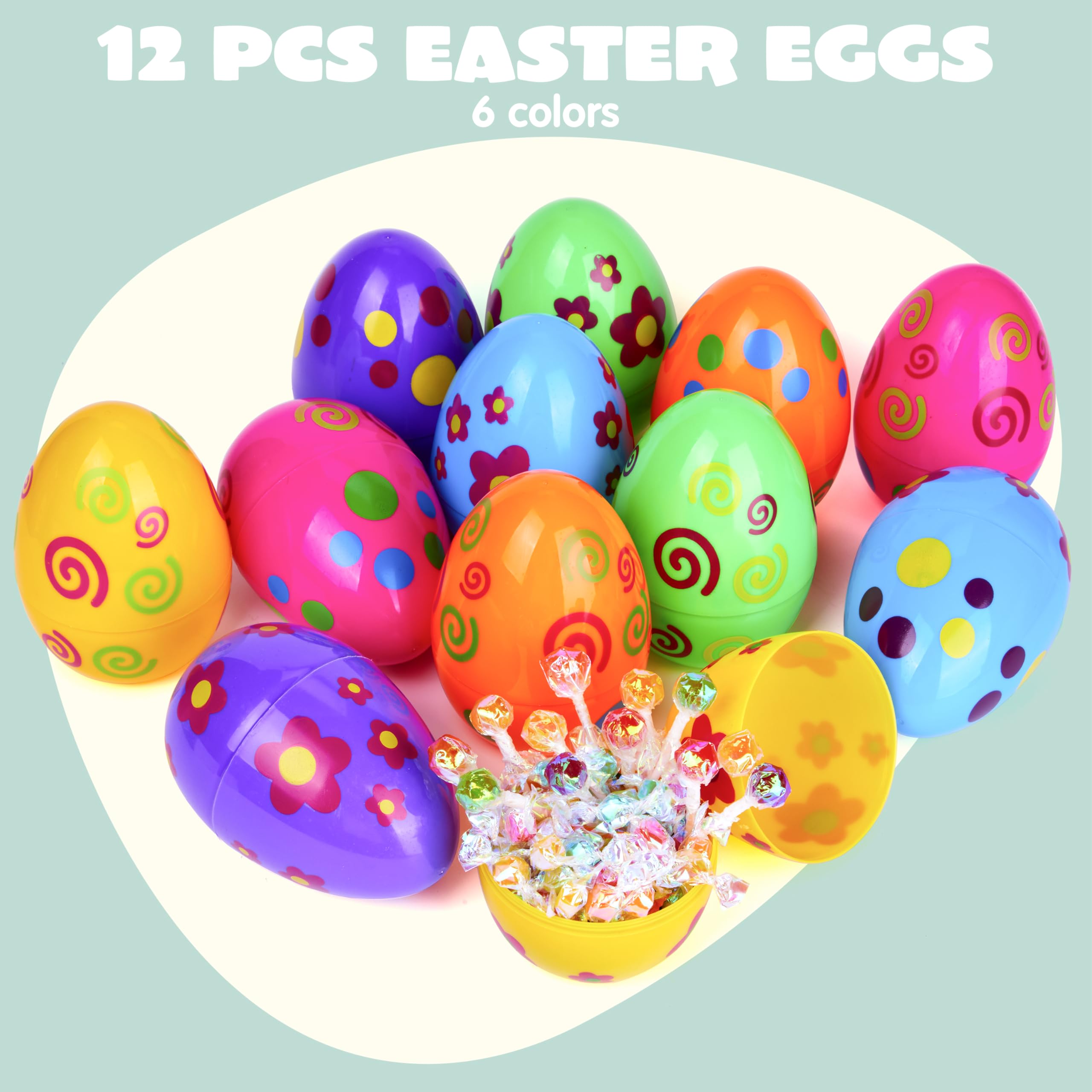 JOYIN jumbo Easter egg yellow showcasing bright color for egg hunts.