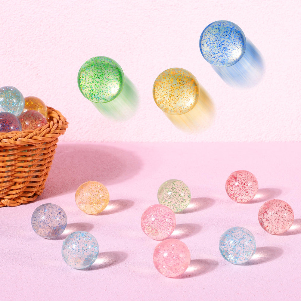 Prize-bin ready JOYIN glitter bouncy balls for kids
