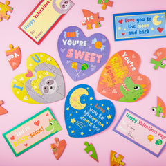 JOYIN punchline card I love you into pieces with puzzle elements