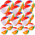 JOYIN rainbow beach ball outer shell; vibrant, durable for long-lasting beach play.