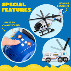 JOYIN trucks featuring lights and sounds for interactive play