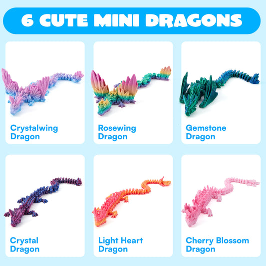 JOYIN Rosewing Dragon with gradient wings enhances desk aesthetics