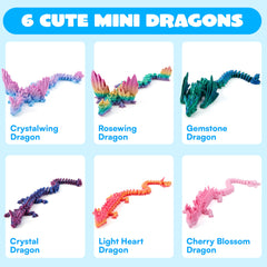 JOYIN Rosewing Dragon with gradient wings enhances desk aesthetics
