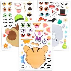 JOYIN safari stickers lion design for playful face art and rewards.