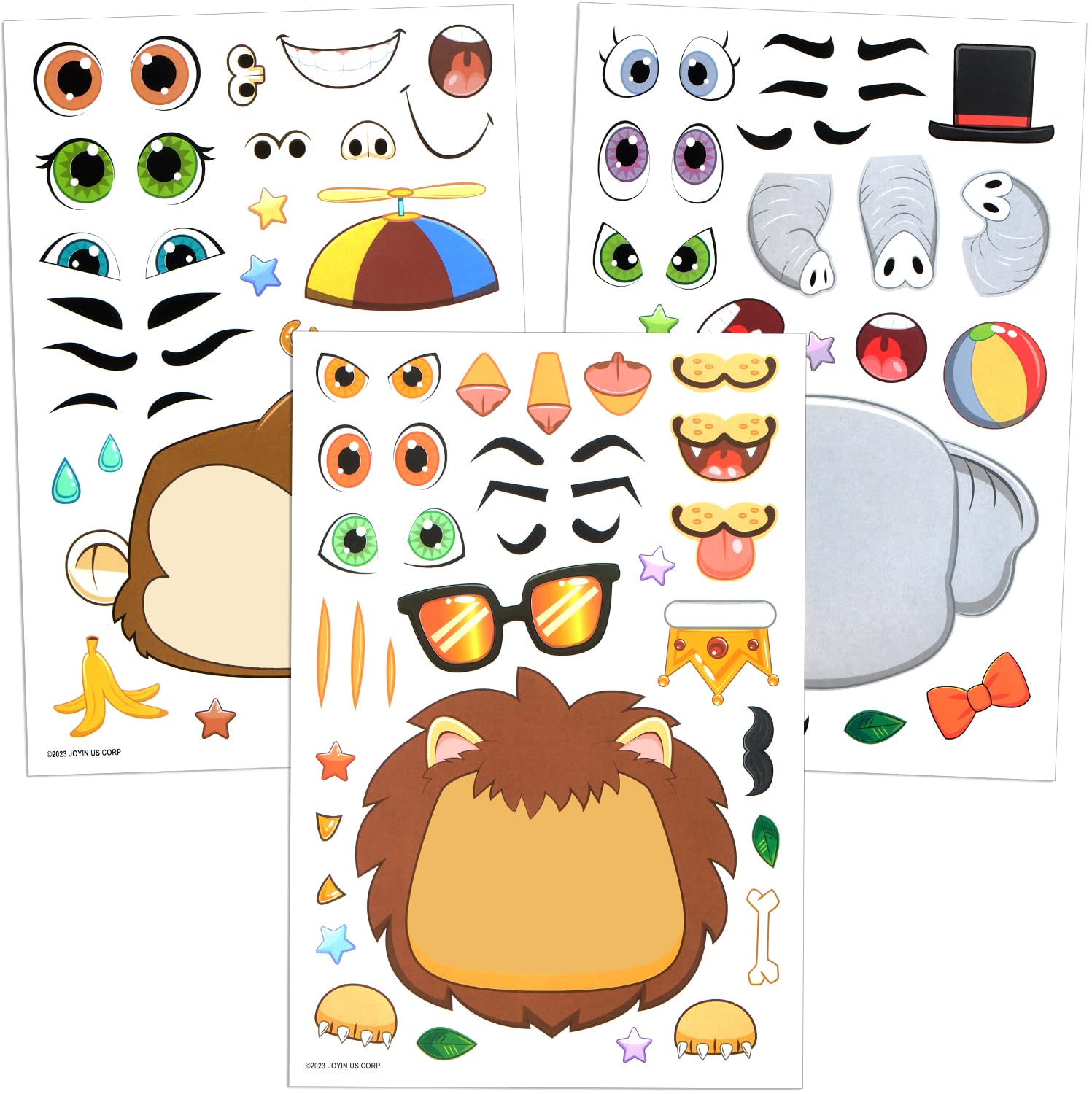 JOYIN safari stickers zebra design for vibrant classroom activities.