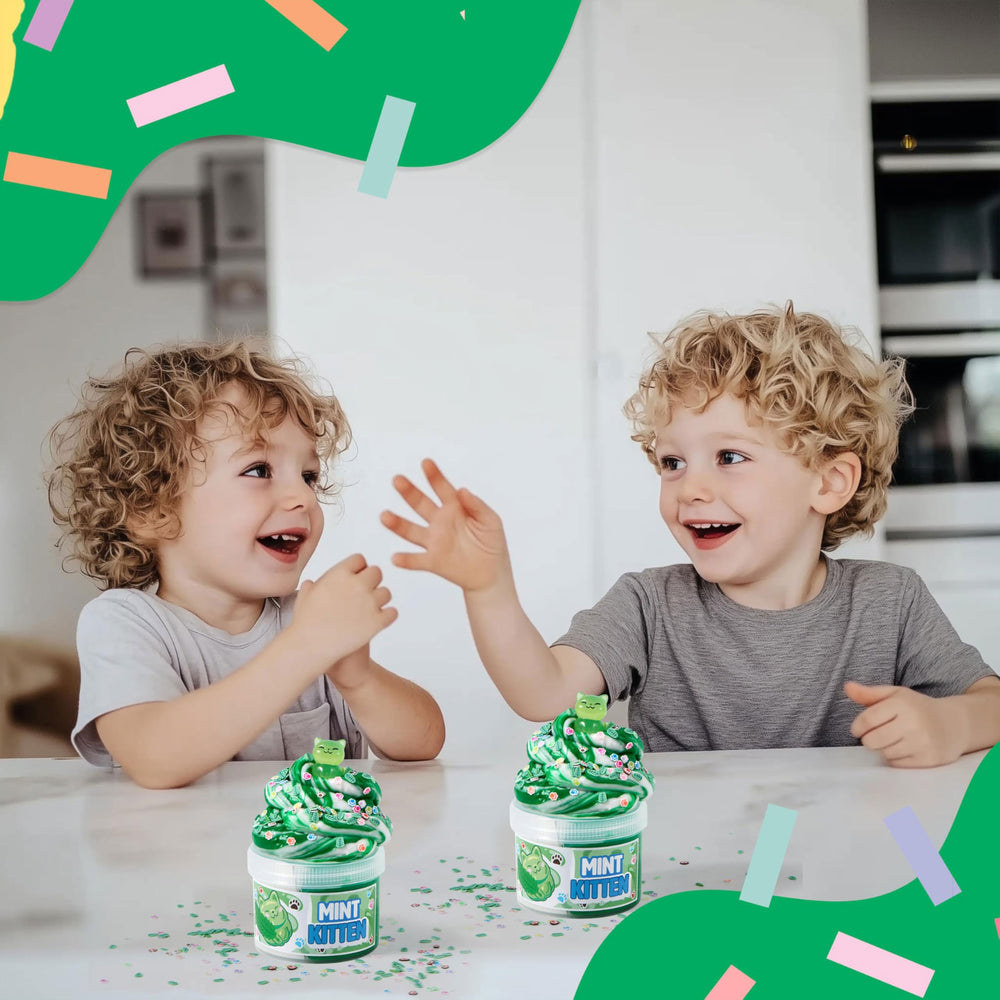 JOYIN safe, non-sticky slime with easy cleanup after play.