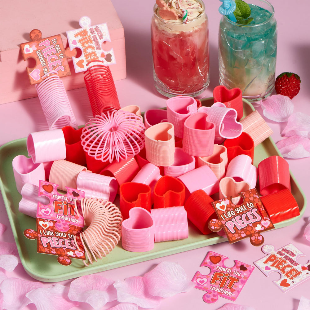 JOYIN safety-tested heart spring toy for kids and adults