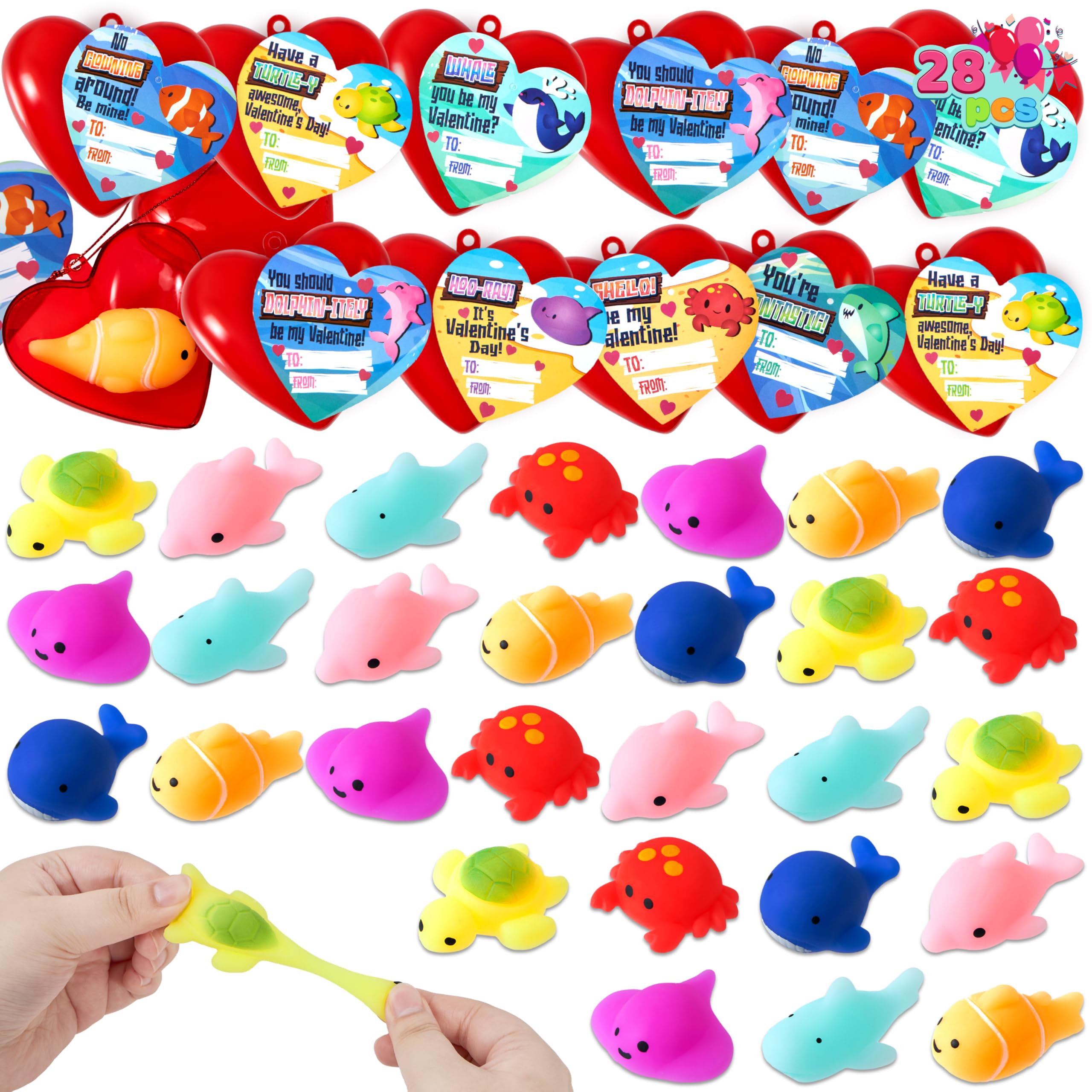 JOYIN sea animals mochi squishy toy for tactile play and classroom fun