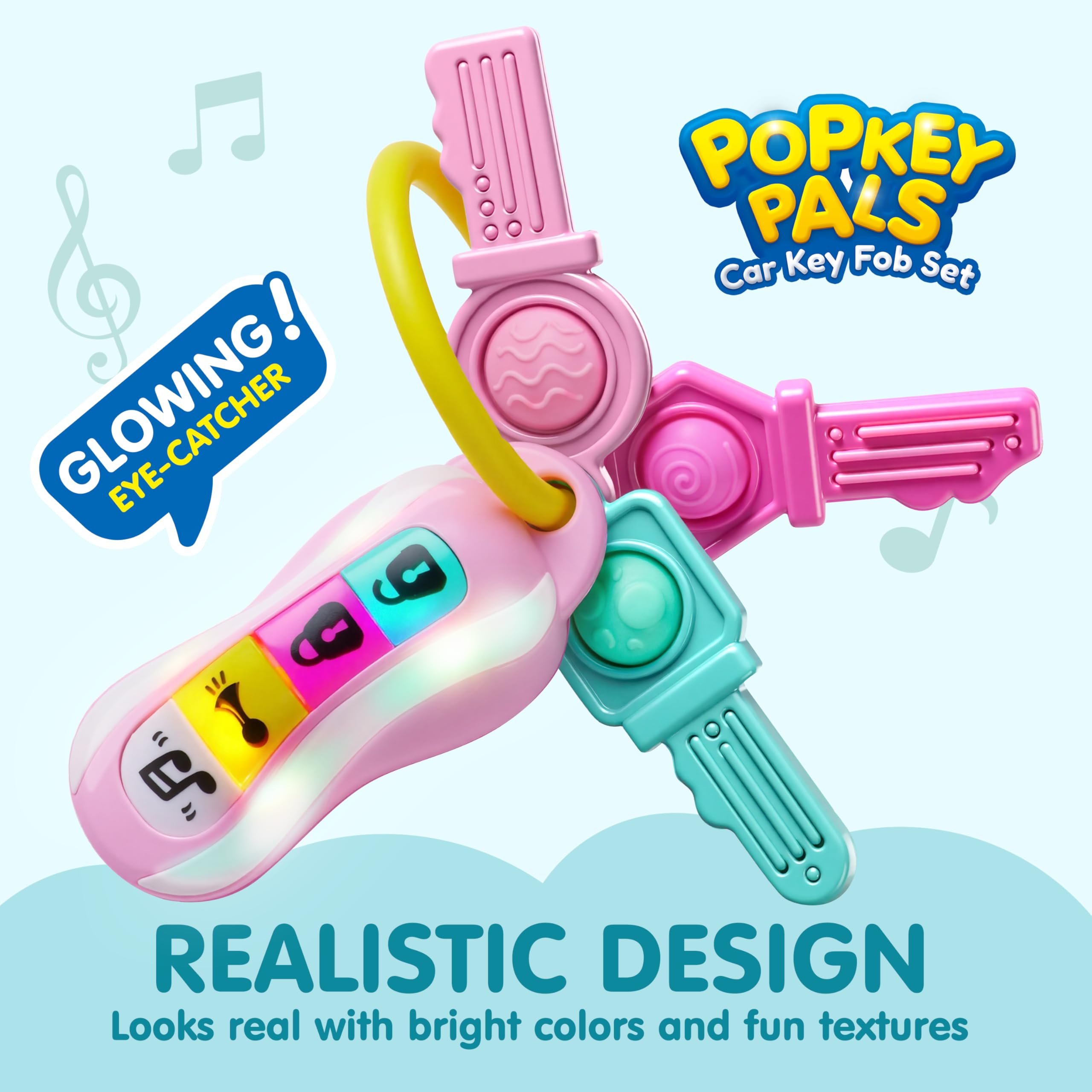 JOYIN sensory toy key press-pop texture for tactile exploration.