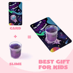 JOYIN slime and cards assembly visual for easy classroom prize ideas.