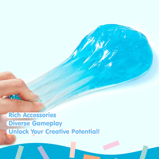 JOYIN Slime Duck Slime texture close-up highlights stretchiness for stress relief and creative play