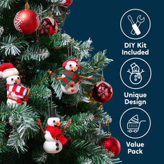 JOYIN snowman noses, eyes, and arms provide playful details for each cute figure
